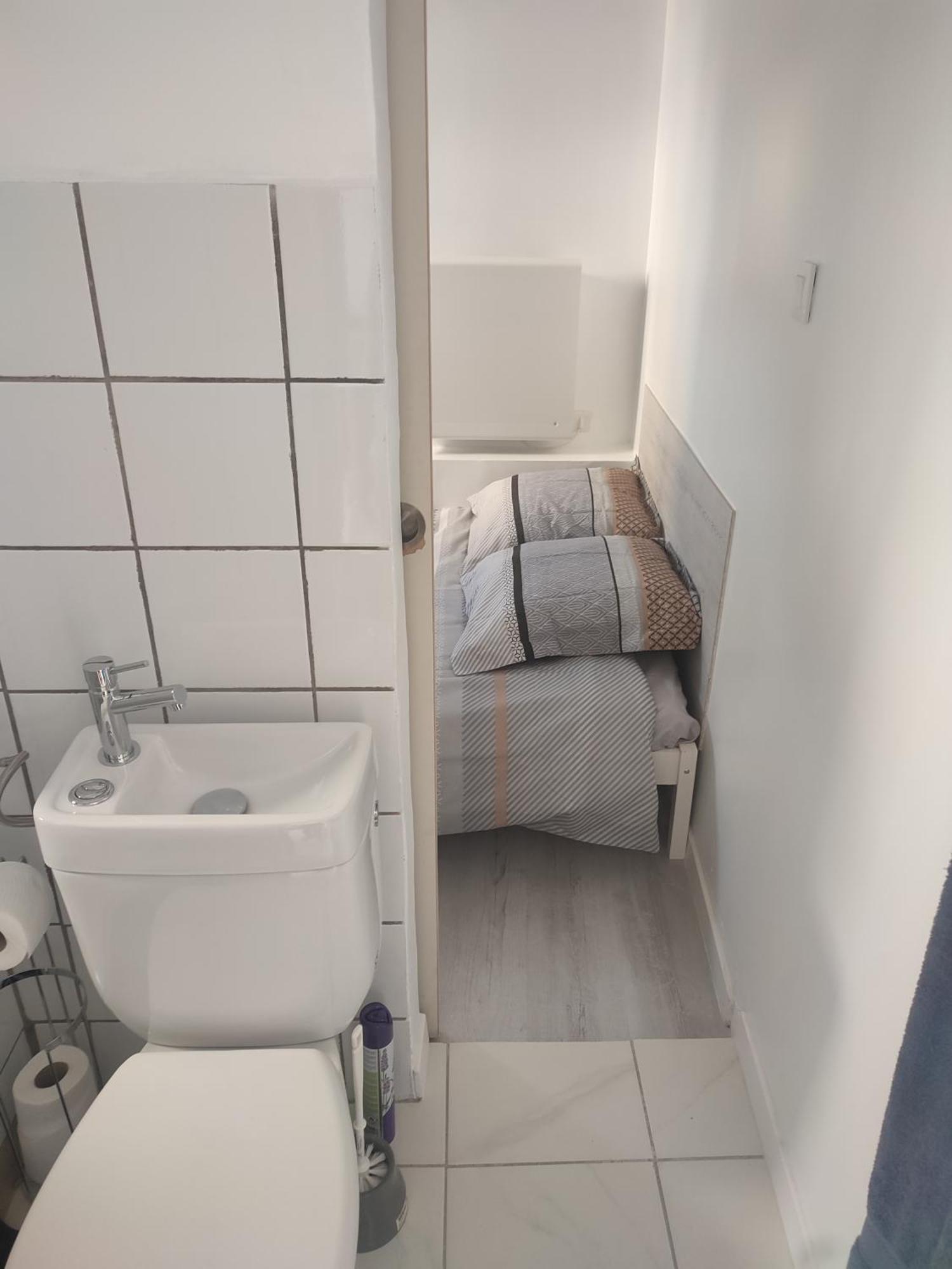 Petit F2 Meuble Independant Appartement Limay Buitenkant foto